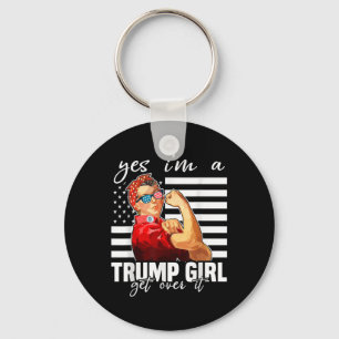 Llavero Sí, Soy Un Chica De Trump, Supéralo, Trump 2024