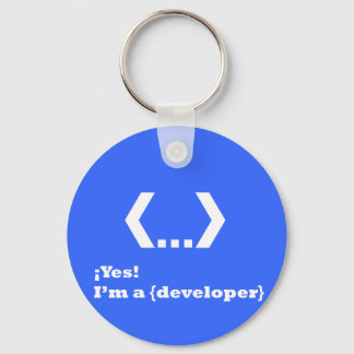 Llavero ¡Sí!.Soy un {Developer} (Llavero)