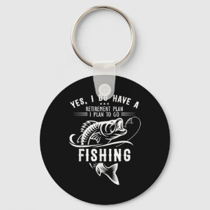 Llavero Sí, tengo un plan de jubilación Pescar peces diver