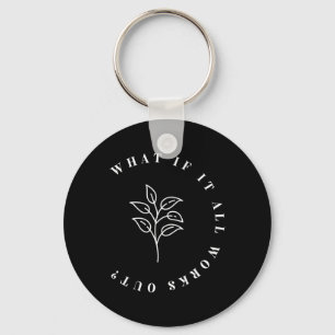 Llavero Si Todo Funciona Con La Cita Floral1