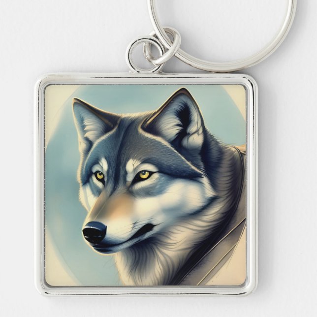 Llavero Siberian Husky (Frente)