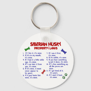 Llavero SIBERIAN HUSKY Property Laws 2