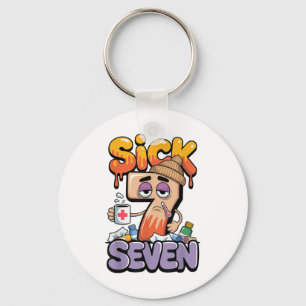 Llavero Sick Seven Six Seven 6 7 Divertido 67 Lenguaje inf