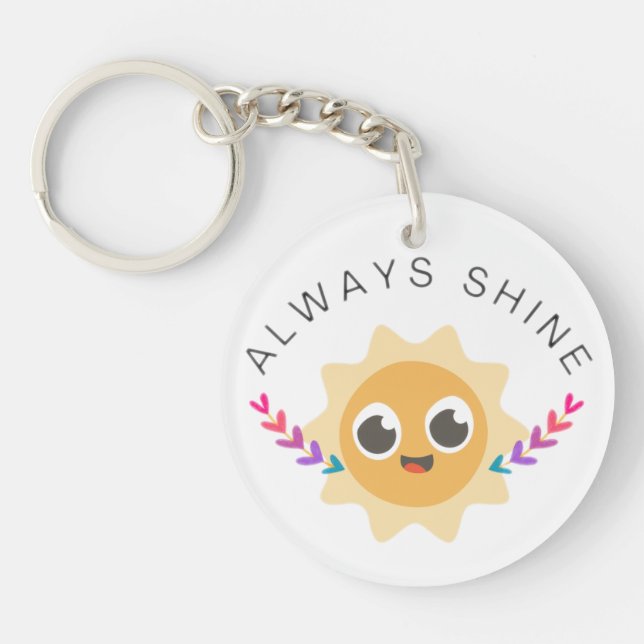 Llavero Siempre brillar (Frente)