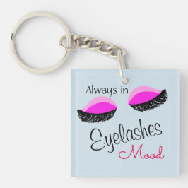 Llavero siempre en los pestañas el humor de la bolsa