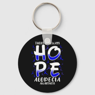 Llavero Siempre Es Esperanza. Alopecia Conciencia sobre la