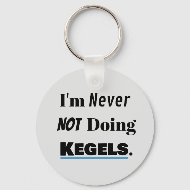 Llavero Siempre haciendo kegels (Anverso)