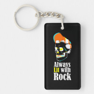 Llavero Siempre iluminado con rock