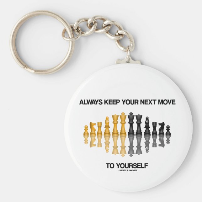 Llavero Siempre Mantén Tu Próximo Movimiento Al Humor De A (Frente)