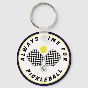 Llavero Siempre tiempo para palas de pickleball Black Oliv