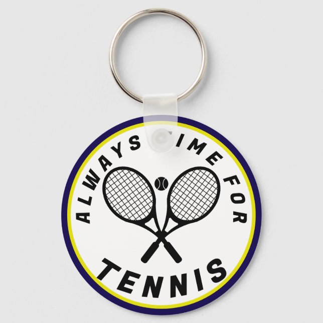 Llavero Siempre tiempo para tenis (Anverso)