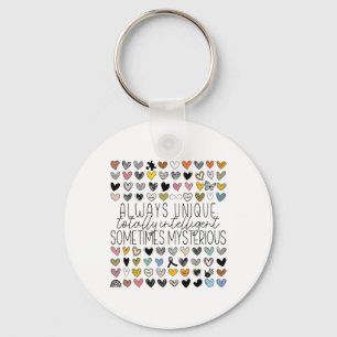 Llavero Siempre Único Totalmente Inteligente A Veces Myste