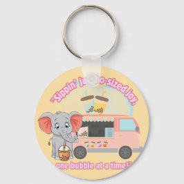 Llavero Siendo una gran alegría, una burbuja a la vez