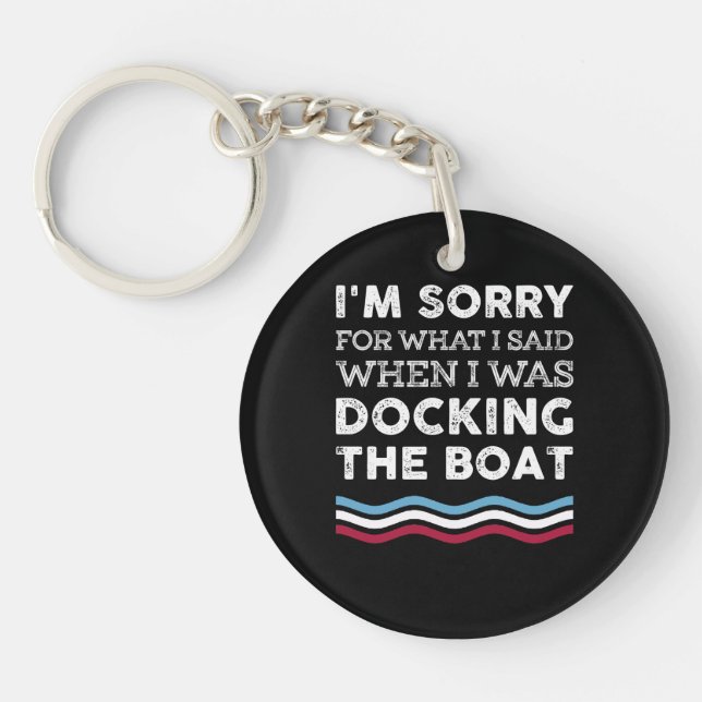 Llavero Siento Lo Que Dije Cuando Estaba Acoplando El Barc (Frente)