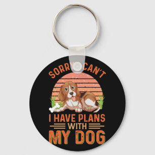 Llavero Siento no poder tener planes con mi perro