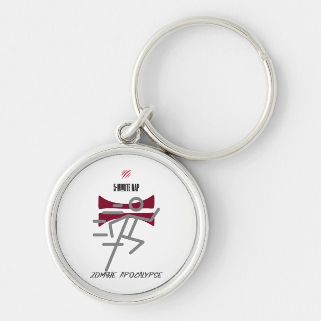 Llavero siesta de 5 minutos = Apocalipsis zombie (Frente)