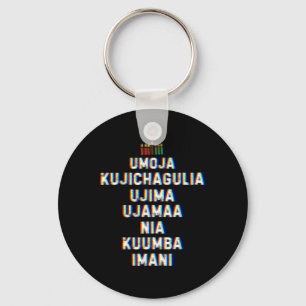 Llavero Siete Principios De Kwanzaa Feliz Kwanzaa 10