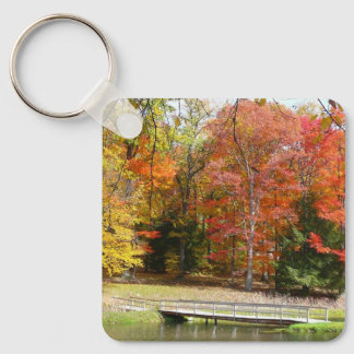 Llavero Siete Springs Fall Bridge III Paisaje de Otoño