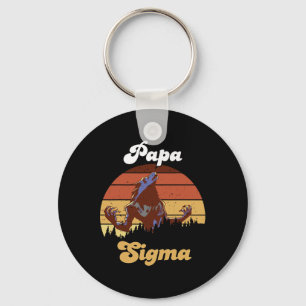 Llavero Sigma Papa Wolf Match Tribe Wolves Camping Pack Fa