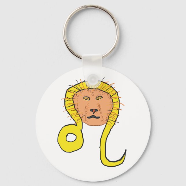Llavero Signo de estrella de Leo (Anverso)