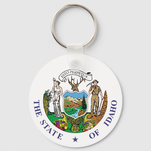 Llavero Signo de Idaho (Anverso)