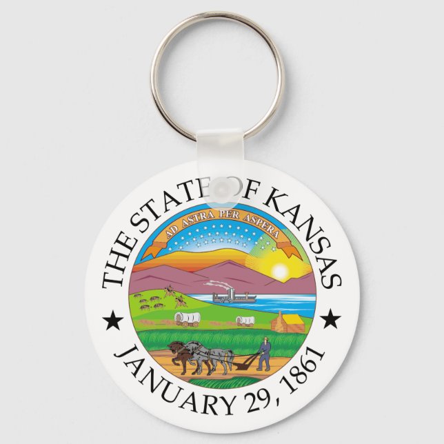 Llavero Signo de Kansas (Anverso)