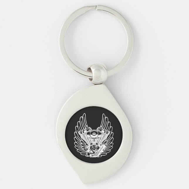 Llavero Signo de motociclismo (Anverso)