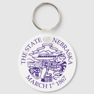 Llavero Signo de Nebraska