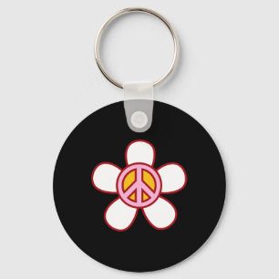 Llavero Signo de paz Amor 60's 70 Groovy Hippie Costume Ha