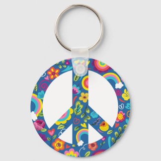 Llavero Signo de paz Boho de Hippy 60