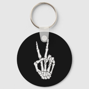 Llavero Signo de paz de manos Skeleton vestuario de Hallow