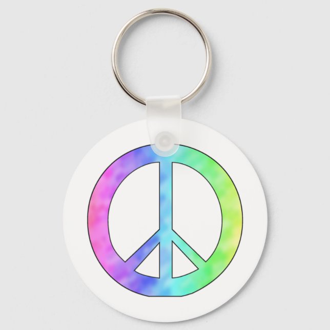 Llavero Signo de paz de Pastel (Anverso)