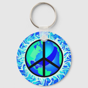 Llavero Signo de paz mundial