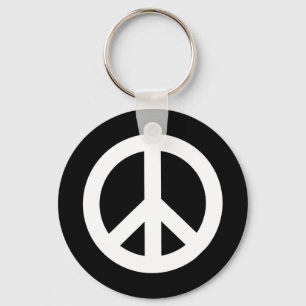 Llavero Signo de paz retro