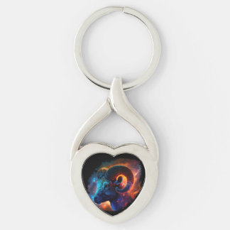 Llavero Signo estrella auríaca Aries Zodiac - Sin texto -
