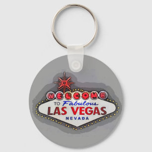 Llavero Signo positivo fabuloso de Las Vegas