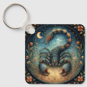 Llavero Signo zodiacal de Escorpio Cumpleaños Celestial