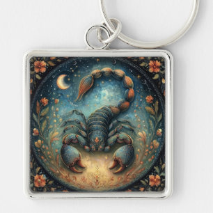 Llavero Signo zodiacal de Escorpio Cumpleaños Celestial