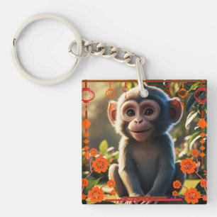 Llavero Signo Zodiacal Mono