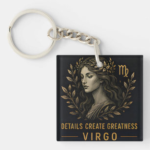 Llavero Signo zodiacal Virgo Cumpleaños Horóscopo Celeste