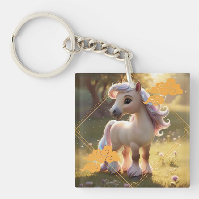 Llavero Signo Zodiaco Caballo  (Frente)