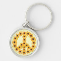 Signos de señalización de la paz de los girasoles 
