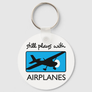 Llavero Sigue jugando con aviones