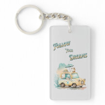 Sigue tus sueños linda acuarela de tu auto