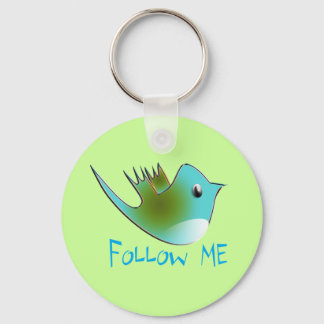 Llavero Sígueme regalos de Twitter y camisetas giratorias