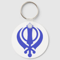 Sikh Khanda Blue