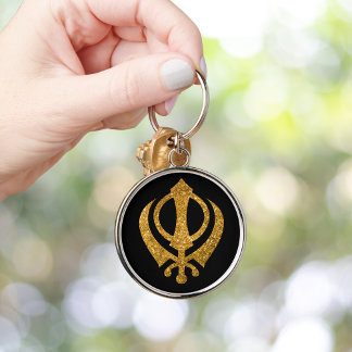 Llavero Sikh Khanda "Sin miedo y libre"