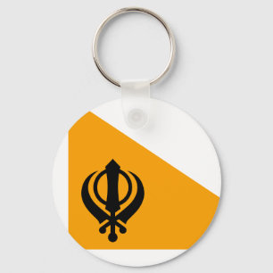 Llavero Sikhism santo sikh Nishan Sahib de la bandera de