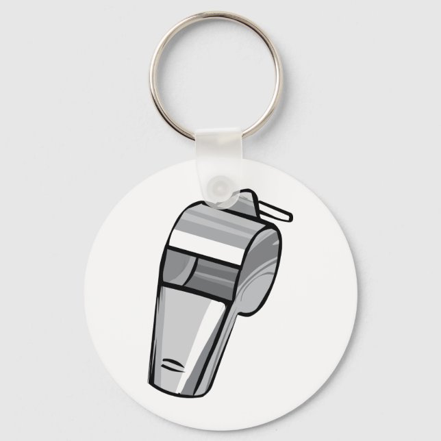 Llavero Silbato de plata grande (Anverso)