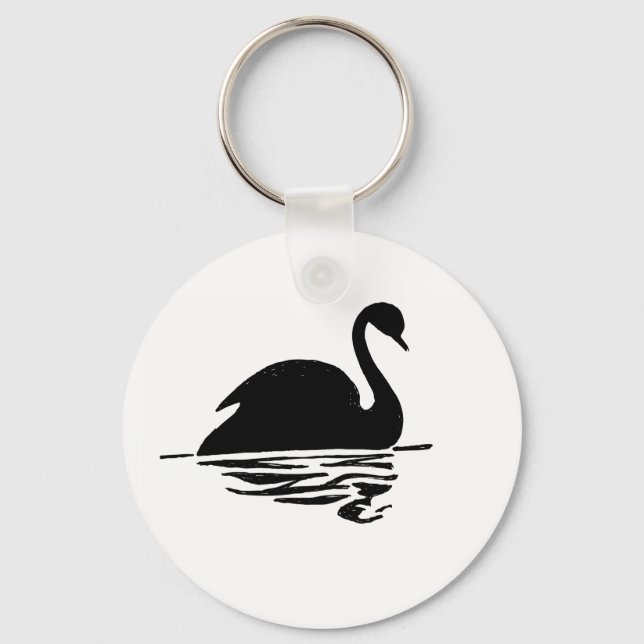 Llavero Silhouette Black Swan (Anverso)
